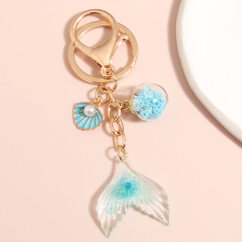 Wholesale Metal Mermaid Keychain